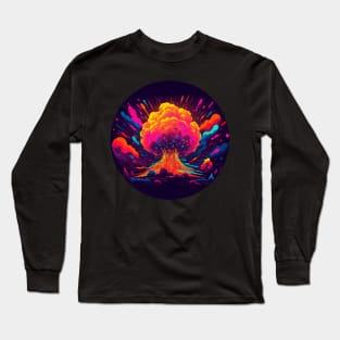 Neon Dreamscape T-Shirt Long Sleeve T-Shirt